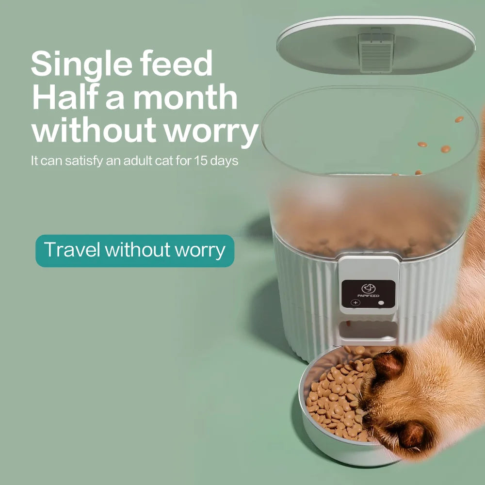 Cat automatic feeder dispenser