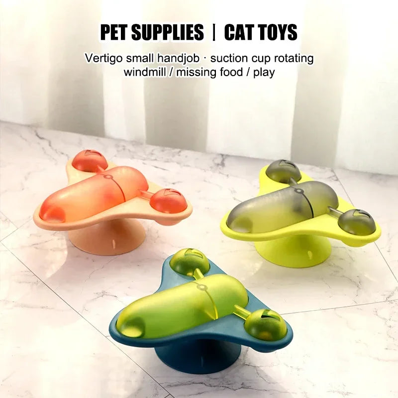 Rotating Flying Chair Cat Teaser Interactive Toy