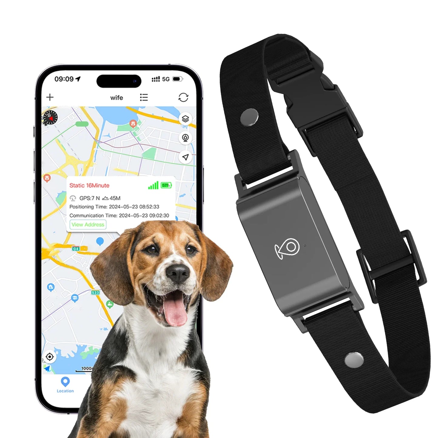 Waterproof GPS Pet Tracker+Mini Body Camera