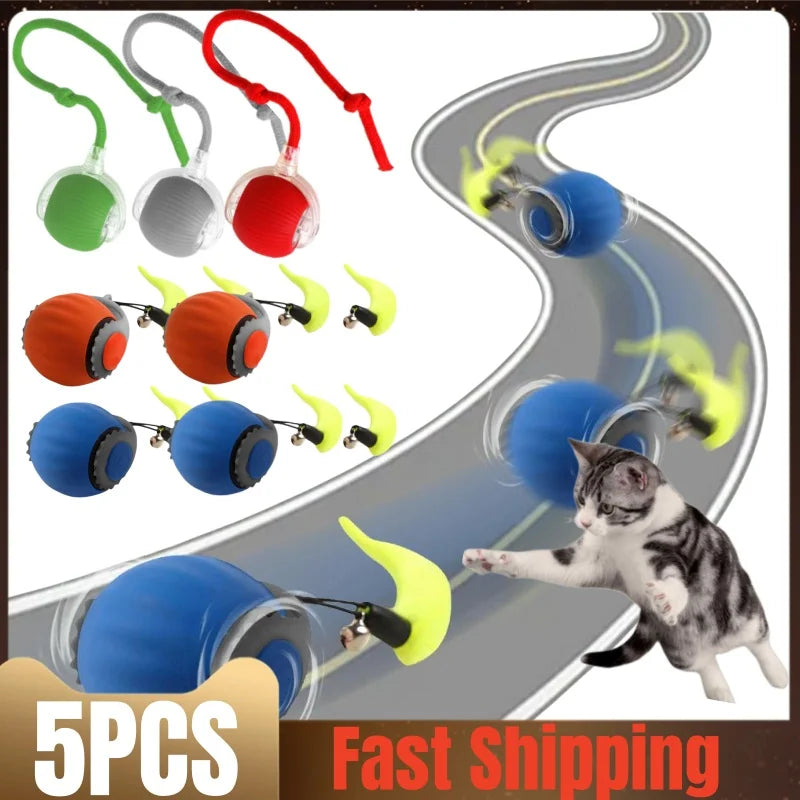 Automatic Rolling Cat Interctive Ball Toy