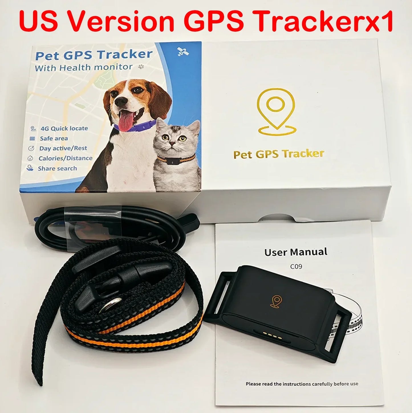 Waterproof GPS Pet Tracker+Mini Body Camera