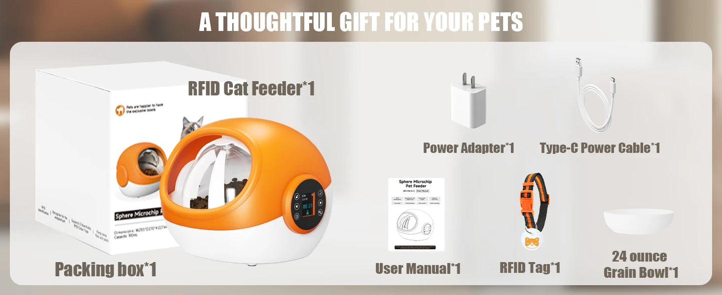 Intelligent Anti-snatch Automatic Cat and Dog Feeder
