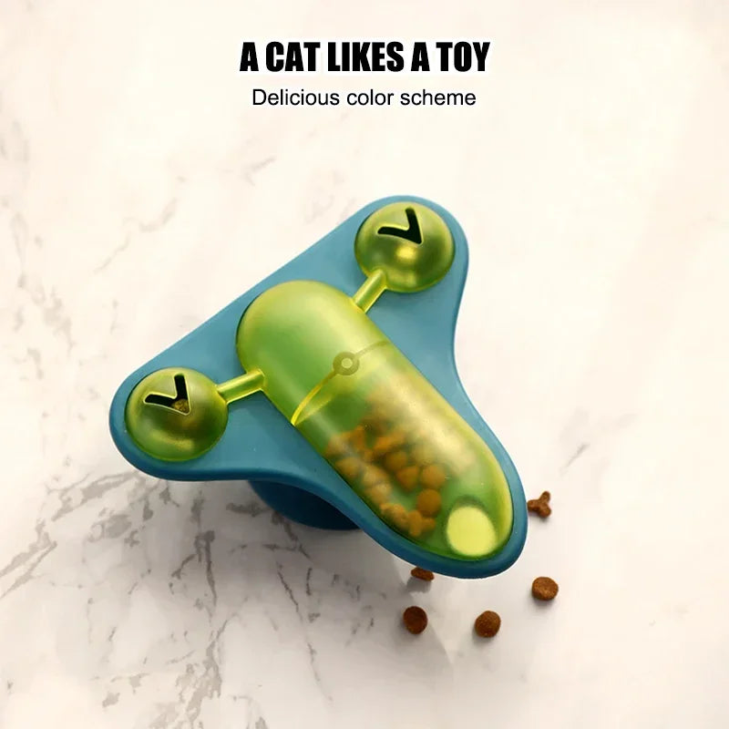 Rotating Flying Chair Cat Teaser Interactive Toy