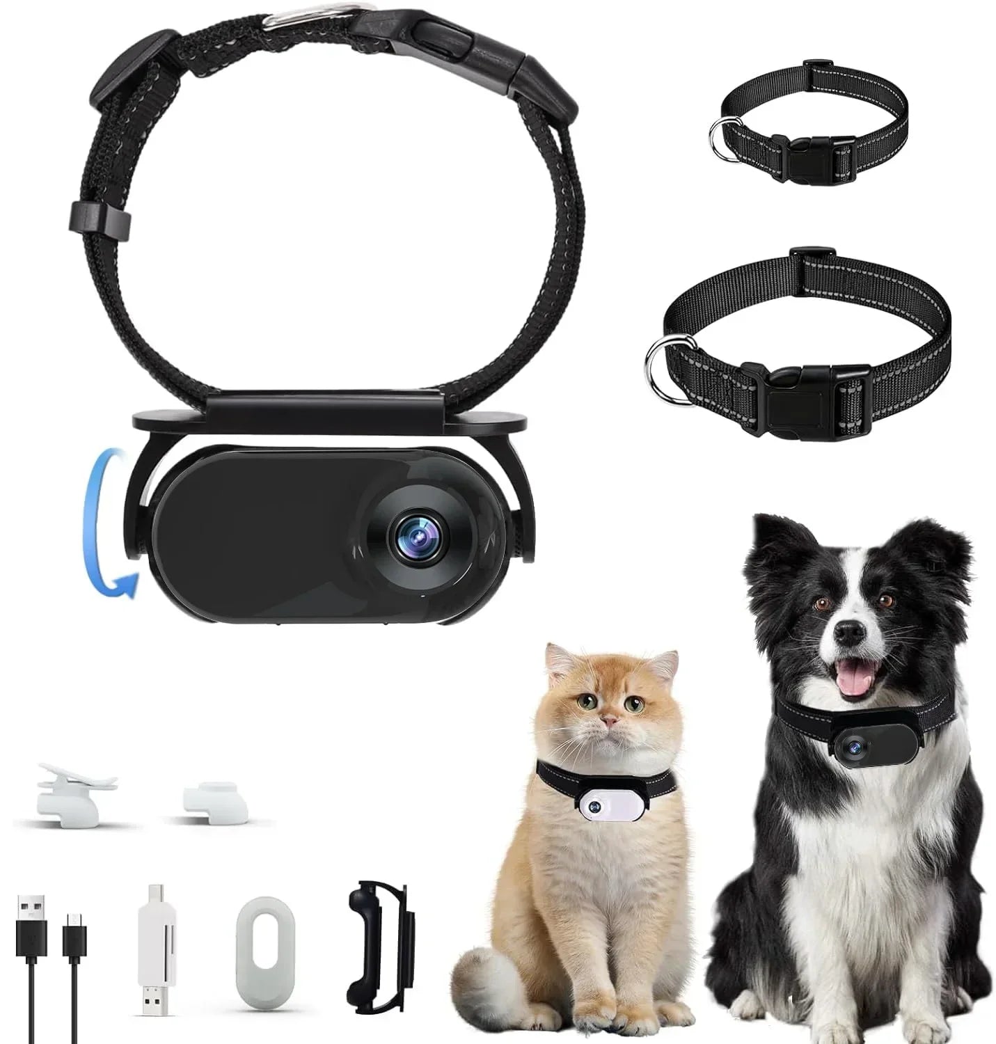 Waterproof GPS Pet Tracker+Mini Body Camera