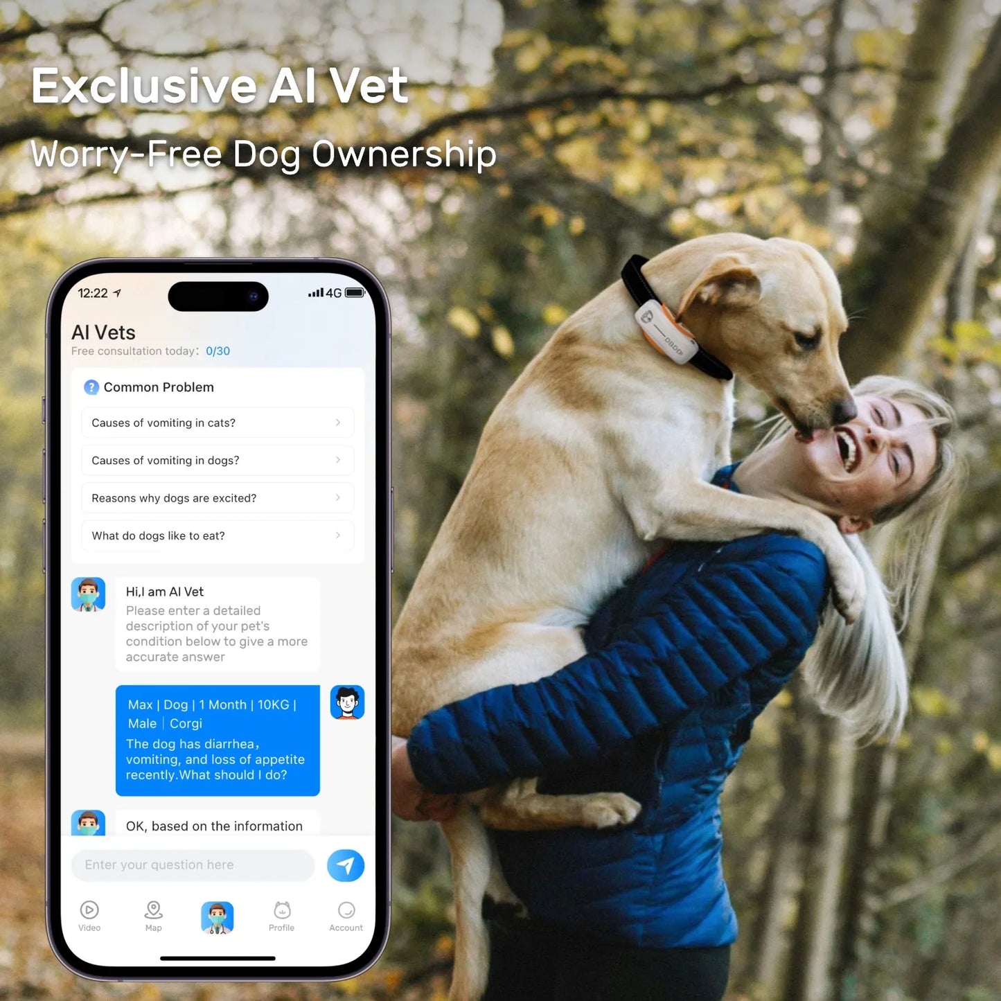 Pet Pedometers GPS Tracker for Dogs