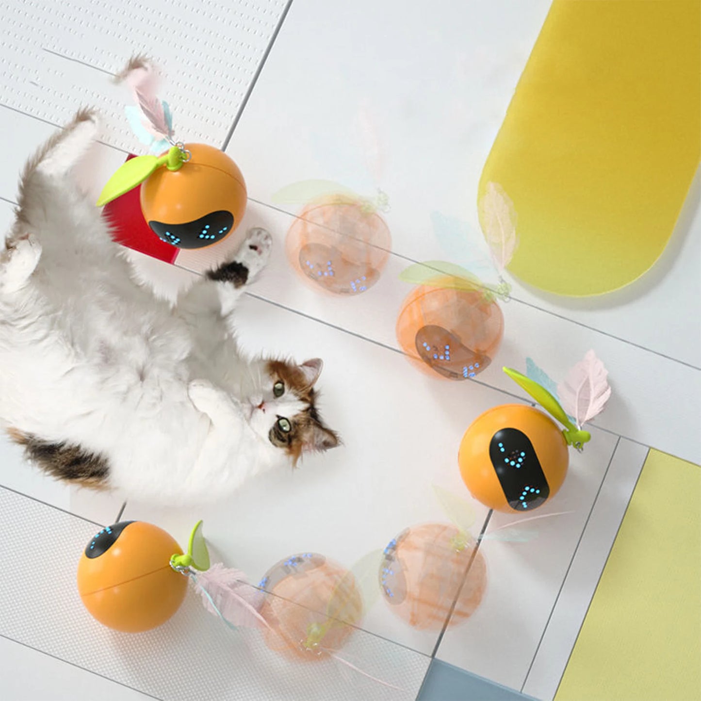 Rechargeable Intelligent Avoidance Automated Cat Toy