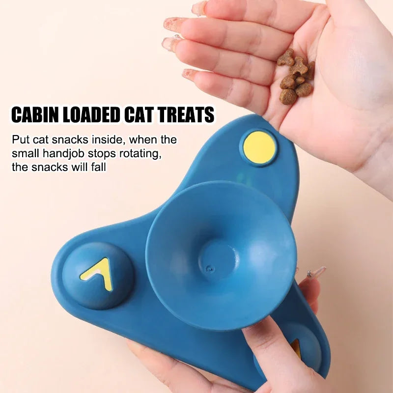 Rotating Flying Chair Cat Teaser Interactive Toy