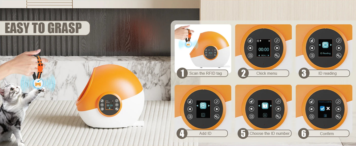 Intelligent Anti-snatch Automatic Cat and Dog Feeder