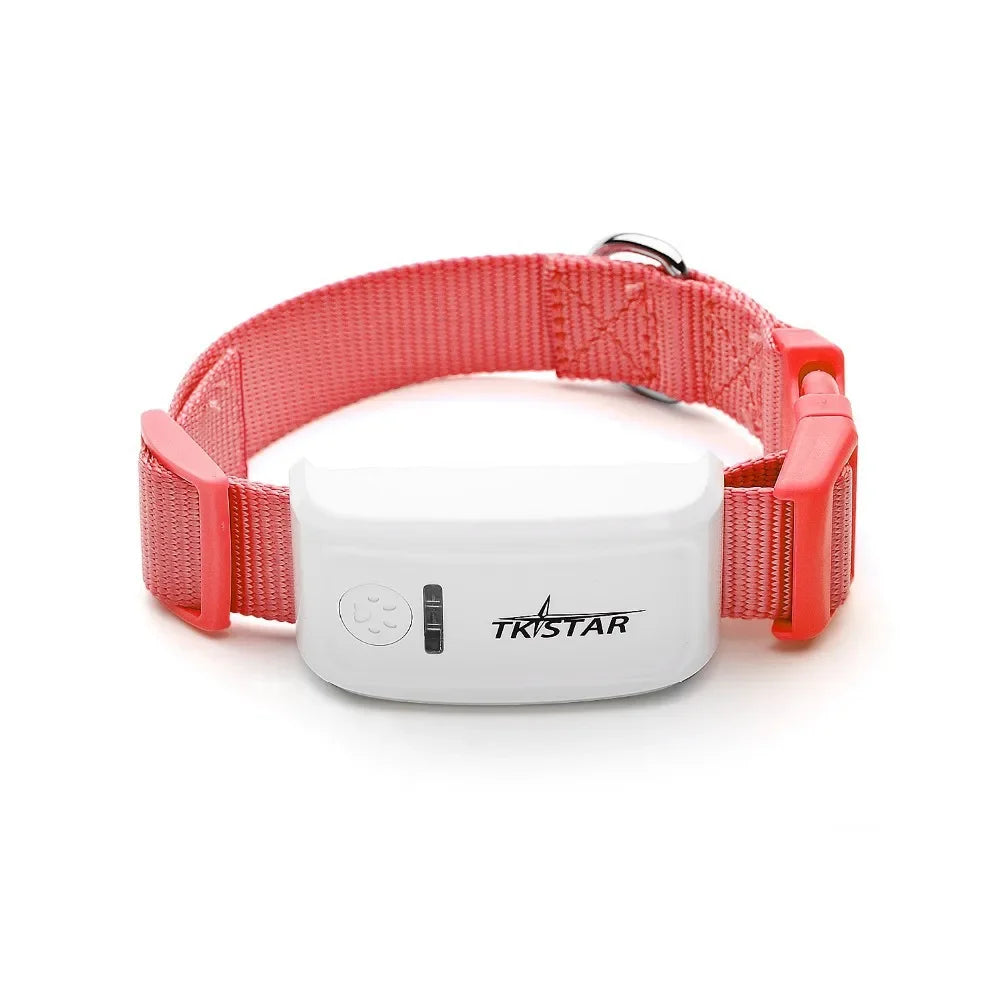 Mini GPS Pet Tracker with Collar – Real-Time GSM/GPRS Tracking for Dogs & Cats (iOS/Android Compatible)