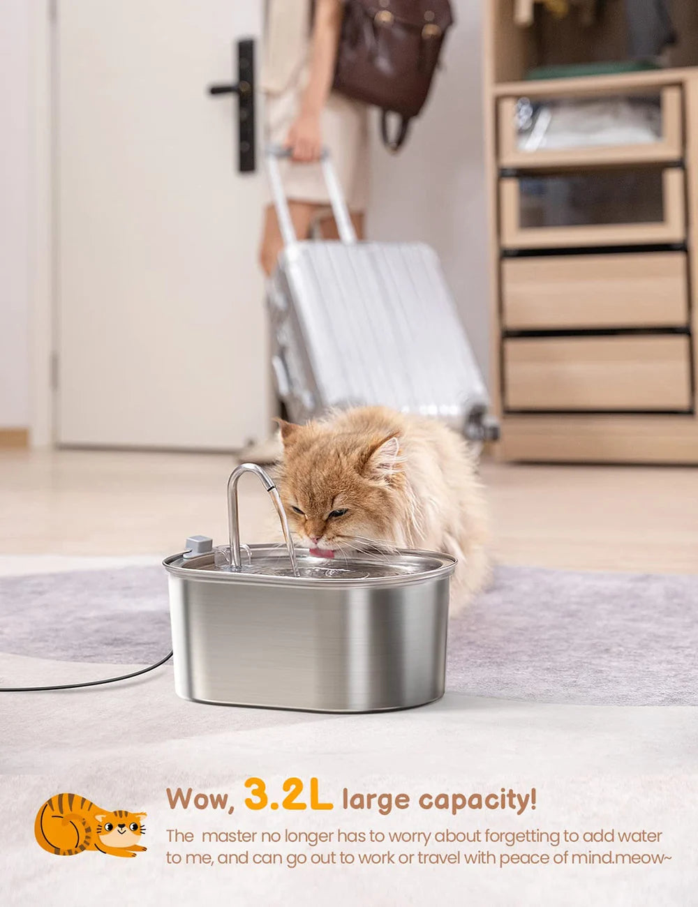 Smart Automatic Pet Water Fountain