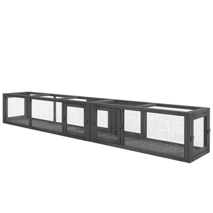 Cozy Pet Nest & Outdoor Cat Cage with Weather Protection – Includes Cat Toys & Training Kit