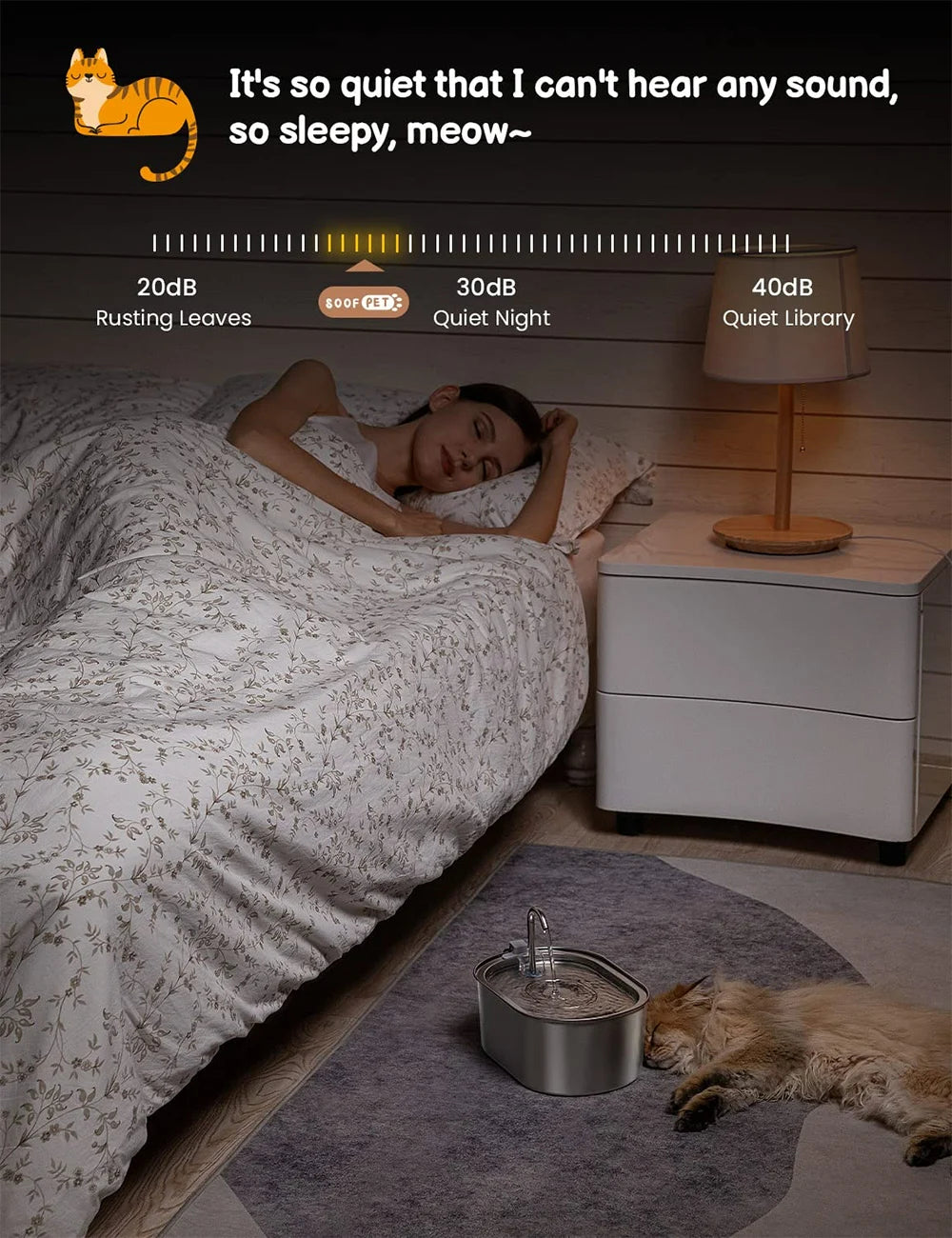 Smart Automatic Pet Water Fountain