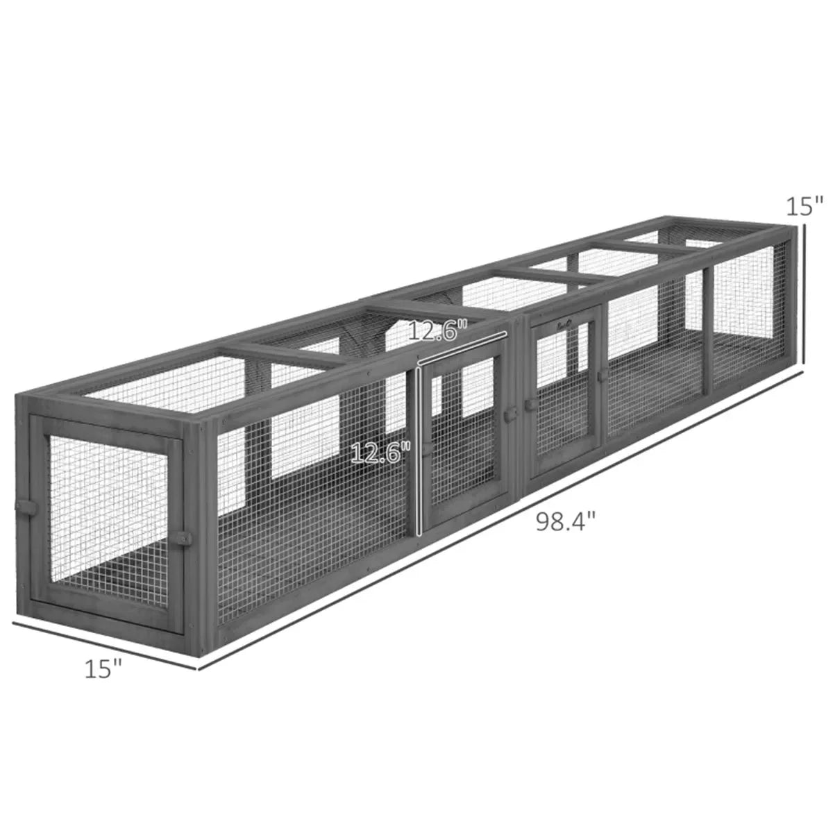 Cozy Pet Nest & Outdoor Cat Cage with Weather Protection – Includes Cat Toys & Training Kit