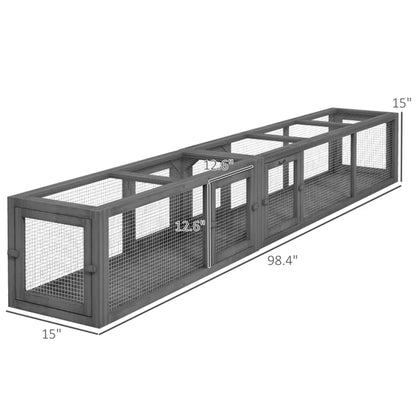 Cozy Pet Nest & Outdoor Cat Cage with Weather Protection – Includes Cat Toys & Training Kit